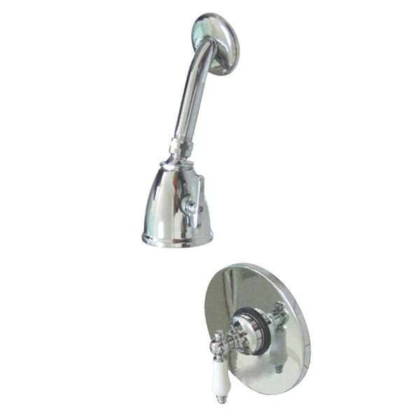 Shower Faucet, 2, Wall Mount, Polished Chrome